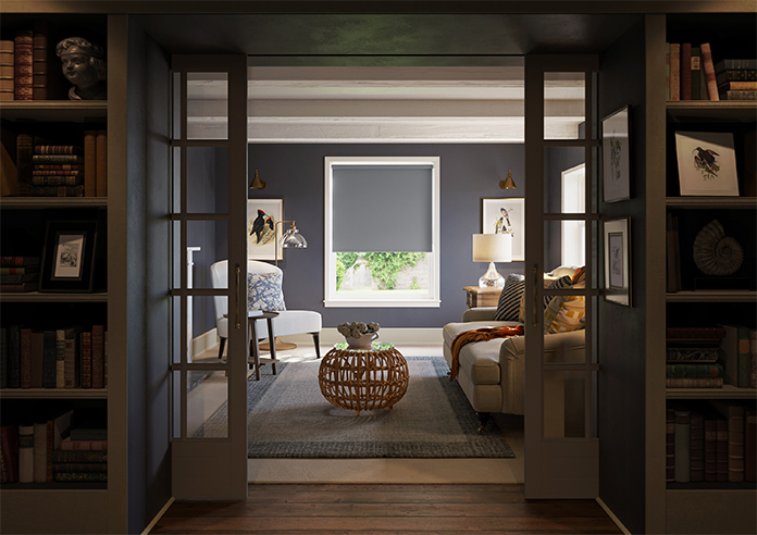 Palermo (Blackout), Dark Grey - Roller Blind - Image 8